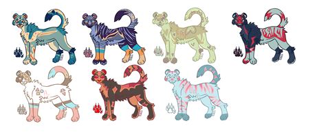 Tiger Adoptables Open By J4ckyyy On Deviantart