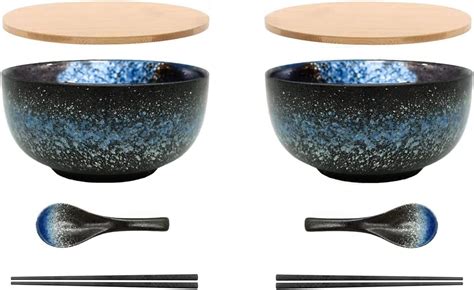 Keramische Japanische Ramen Sch Ssel Sets Ml Gro E Suppensch Ssel