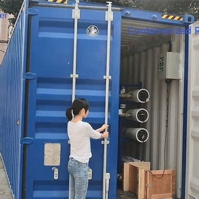 Containerized RO Bwro Reverse Osmosis Purification Machine Sea Seawater