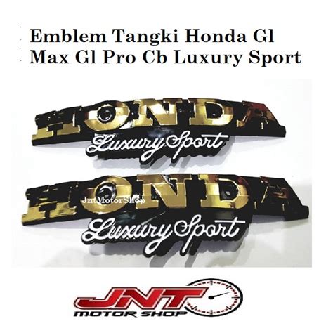 Jual EMBLEM TANGKI HONDA GL MAX GL PRO CB LUXURY SPORT Shopee Indonesia