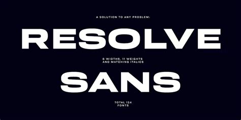 Resolve Sans Font