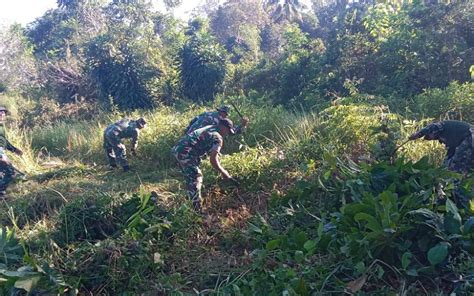 Jelang Hut Kodam XIV Hasanuddin Kodim 1416 Muna Gelar Baksos Bersihkan