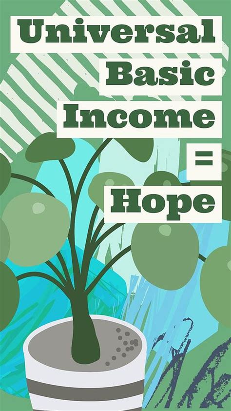 Universal Basic Income Equals Hope Digital Art By Angie Tirado Fine