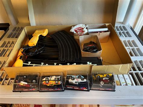 Lot Vintage Aurora Afx Slot Car Track W Cars Adam S