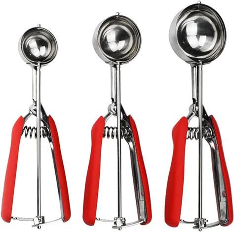 Cookie Scoops For Baking Ice Cream Scoop With Trigger And Soft