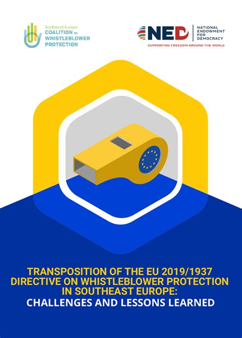 Transposition Of The EU 2019 1937 Directive On Whistleblower Protection