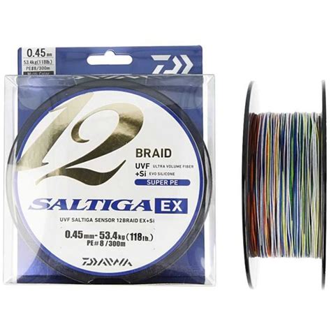 Trenzado Dynema DAIWA UVF SALTIGA SENSOR 12 BRAID EXSi 300 Mt