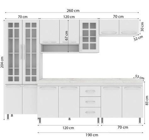 COZINHA COMPLETA D INCANTO VIENA MODULADA 5 PEÇAS 260 CM 13 PORTAS 3