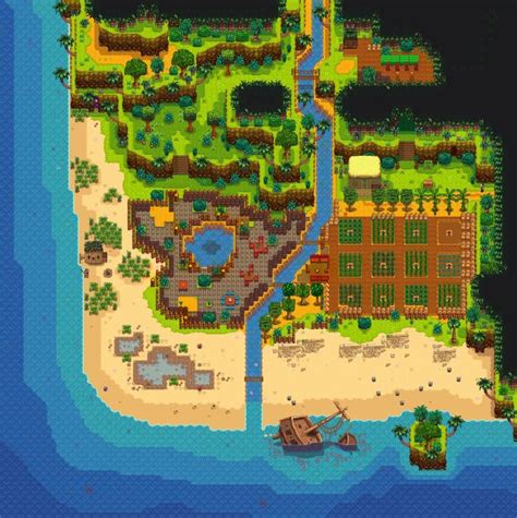 My Ginger Island Farm : r/FarmsofStardewValley