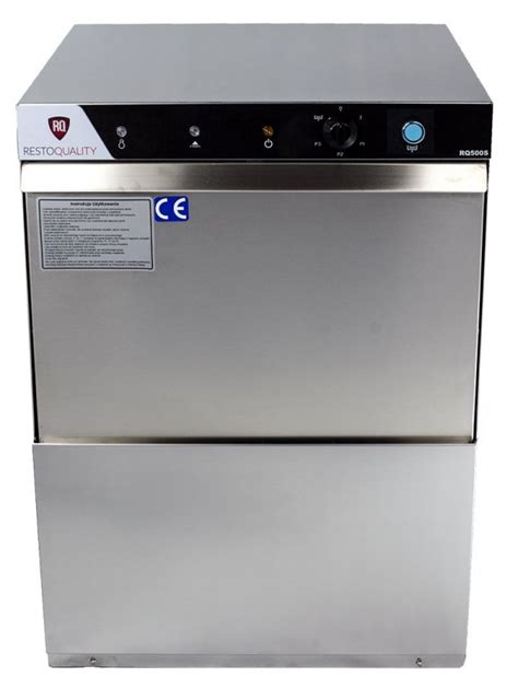 Zmywarka Gastronomiczna Uniwersalna RQ500DP Pompa Spustowa 230V