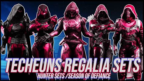 Destiny 2 Hunter Techeun S Regalia Sets Lightfall YouTube