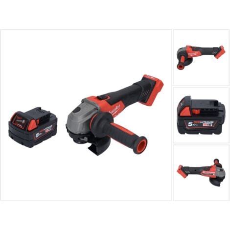 Milwaukee M18 FSAG125X 501 Meuleuse D Angle Sans Fil 18 V 125 Mm