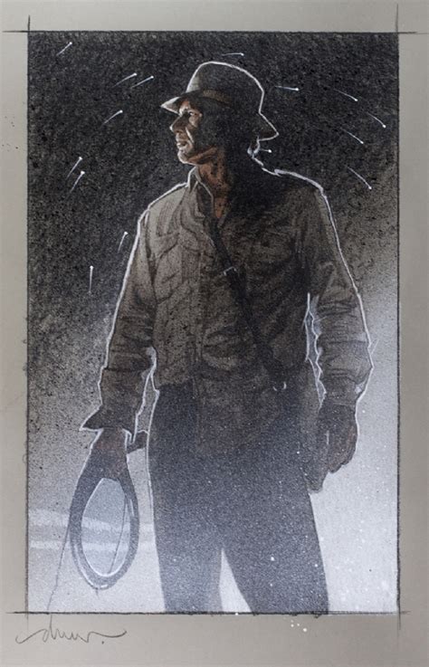 Indiana Jones By Drew Struzan In Marc Sans S Movie Art Comic Art