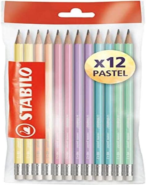 Matita In Grafite STABILO Swano Pastel Eco Pack Da 12 Colori