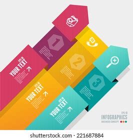 Vector Colorful Text Boxes Infographics Options Stock Vector Royalty