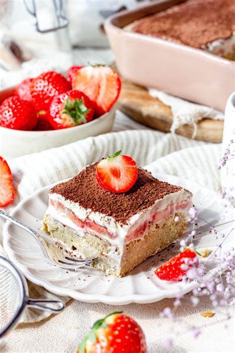 Gezonde Tiramisu Met Aardbeien Food By Sann