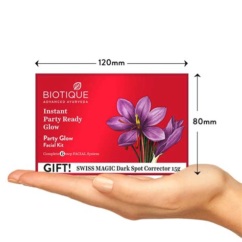 Buy Biotique Party Glow Facial Kit 65 Gm Online And Get Upto 60 Off At