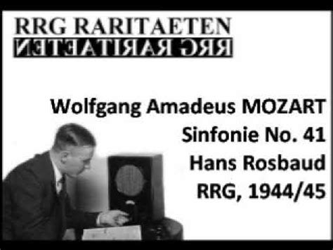 Wolfgang Amadeus Mozart Sinfonie No Youtube