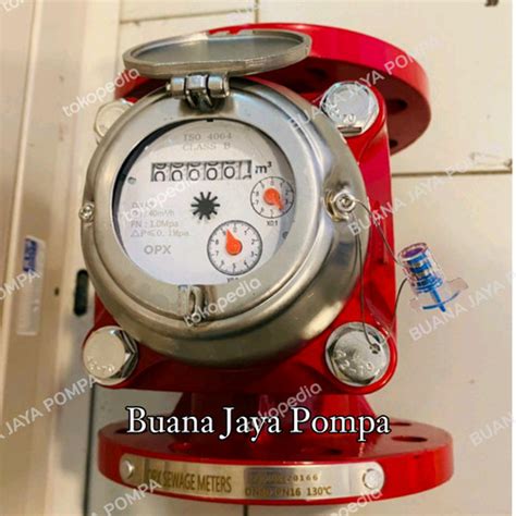 Jual Flow Meter Air Limbah Inchi Sewage Meter Meteran Air Panas