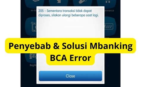 Apakah Bca Hari Ini Gangguan Kenapa Mbanking Bca Error Tidak Bisa