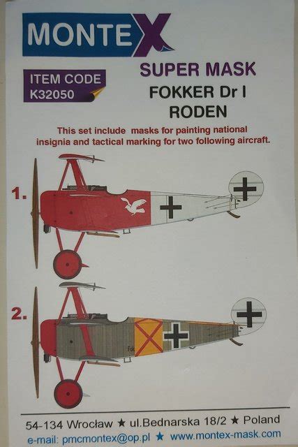 Mengnut Fokker Dr 1 FINISHED Works In Progress Large Scale Planes