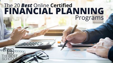 The 20 Best Online Certified Financial Planning Cfp Programs