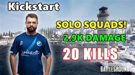 Lg Kickstart Kills K Damage Solo Vs Squads Pubg Youtube