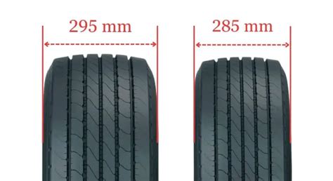 285 Vs 295 Tire Size Comparison Table