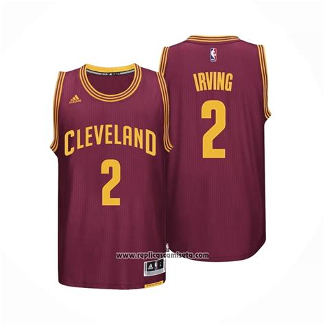 Camiseta Cleveland Cavaliers Kyrie Irving 2 Retro Rojo