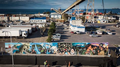 El Mural De Malvinas Del Cenpat Es Inter S Nacional