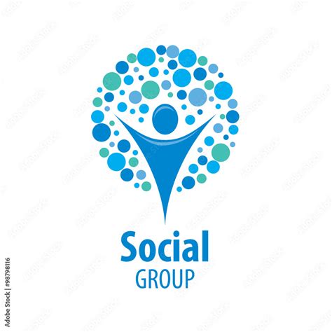 Social Group Logo Stock Vector Adobe Stock