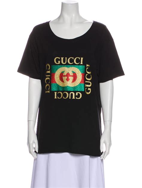 Gucci Graphic Print Scoop Neck T Shirt Clothing Guc472741 The