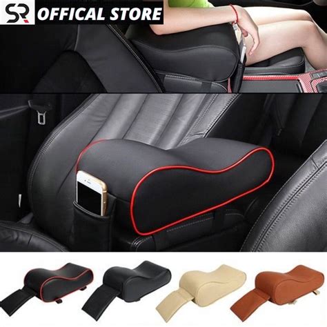 Arm Rest Extend Faux Leather Memory Cushion Foam Car Armrest Center