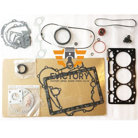 For Kubota D D T Engine Overhaul Cylinder Head Gasket Kit Ebay