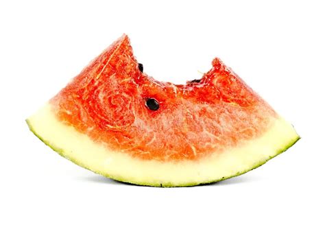 Half Eaten Watermelon Stock Image Image Of Piece Cherry