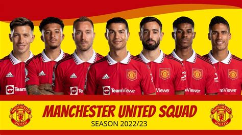 Manchester United Fc Squad Updated Premier League Confirmed