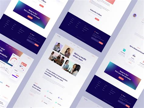 SaaS Landing Page: All Pages by Oğuz Yağız Kara for Flowbase on Dribbble