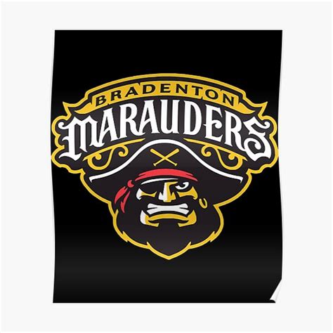 "The Bradenton-Marauders Logo" Poster for Sale by pixsuperstar | Redbubble