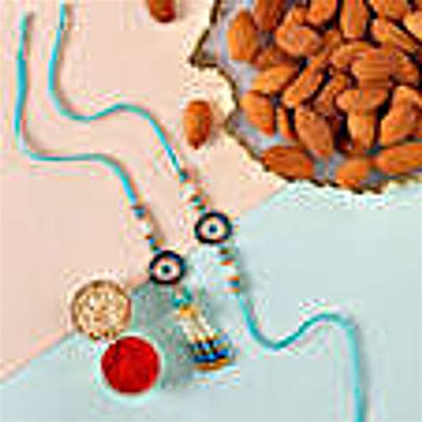 Sneh Evil Eye Bhaiya Bhabhi Rakhi Almonds Usa Gift Sneh Evil Eye