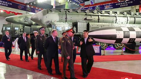 North Korea’s Kim Shows Off Banned Missiles To Russian Minister