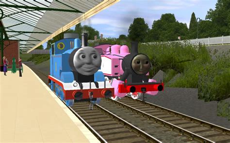 Thomas and Rosie by OkamiTakahashi on DeviantArt