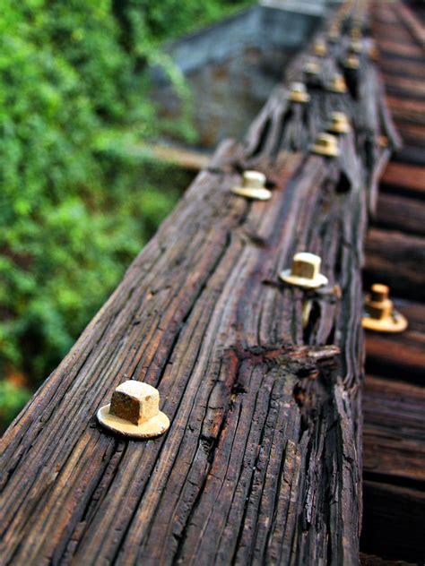 Bolts The Edge Of A Short Railroad Bridge I Guess It Was Flickr