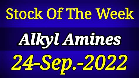 Alkyl Amines Share Latest News Today Alkyl Amines Share News Alkyl