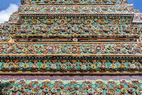 Pagoda Is In Wat Pho Bangkok Thailand Stock Photo Image Of