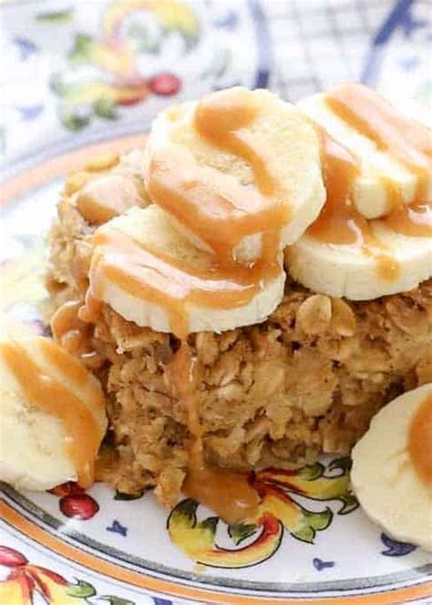 Peanut Butter Banana Baked Oatmeal Barefeet In The Kitchen