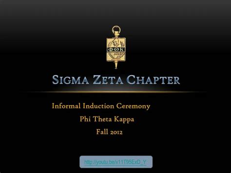 Ppt Sigma Zeta Chapter Powerpoint Presentation Free Download Id1156664