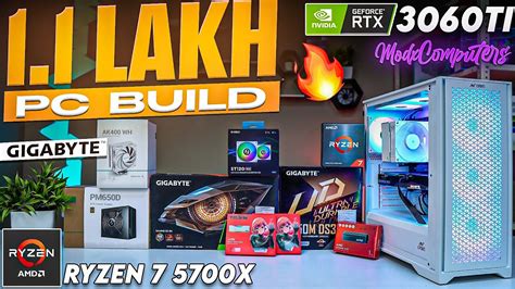 Rs 11 Lakh Gaming Pc Build Ryzen 7 5700x And Rtx 3060 Ti Youtube