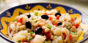 Empedrat la receta más nutritiva de ensalada de alubias con bacalao