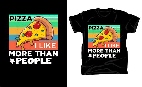 Pizza Vintage T-shirt Design Graphic by alamingdx · Creative Fabrica