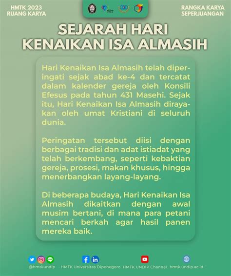 Selamat Memperingati Hari Kenaikan Isa Almasih Ruangkarya